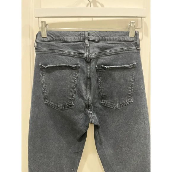 Agolde Ash Gray Skinny Denim Jeans Sz 26 - Picture 4 of 5